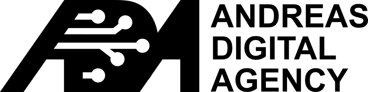 Official Andreas Digital Agency ADA primary black logo