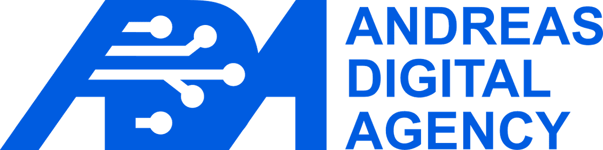 Official Andreas Digital Agency ADA primary blue logo