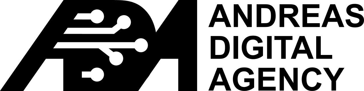 Official Andreas Digital Agency ADA primary black logo