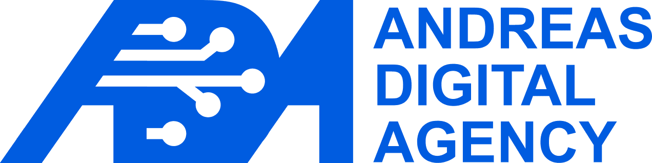 Official Andreas Digital Agency ADA primary blue logo