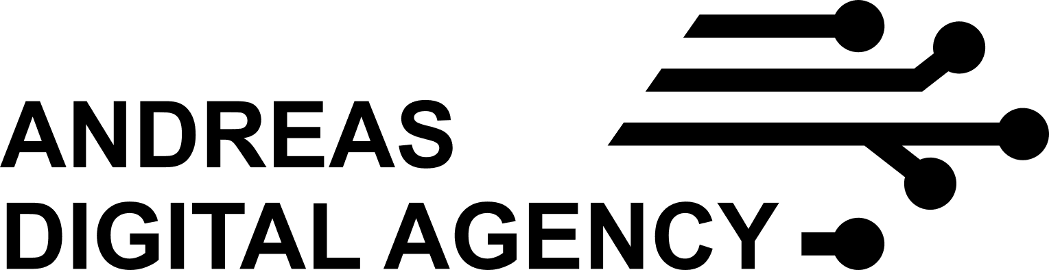 Official Andreas Digital Agency ADA third black logo variation