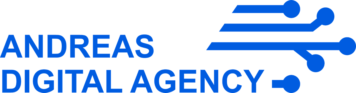 Official Andreas Digital Agency ADA third blue logo variation